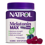 Natrol frasco frontal mostrando diseño y cantidad 80, beneficio conveniencia