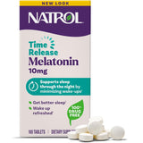 Natrol textura de tableta liberación prolongada, diseño para liberación gradual