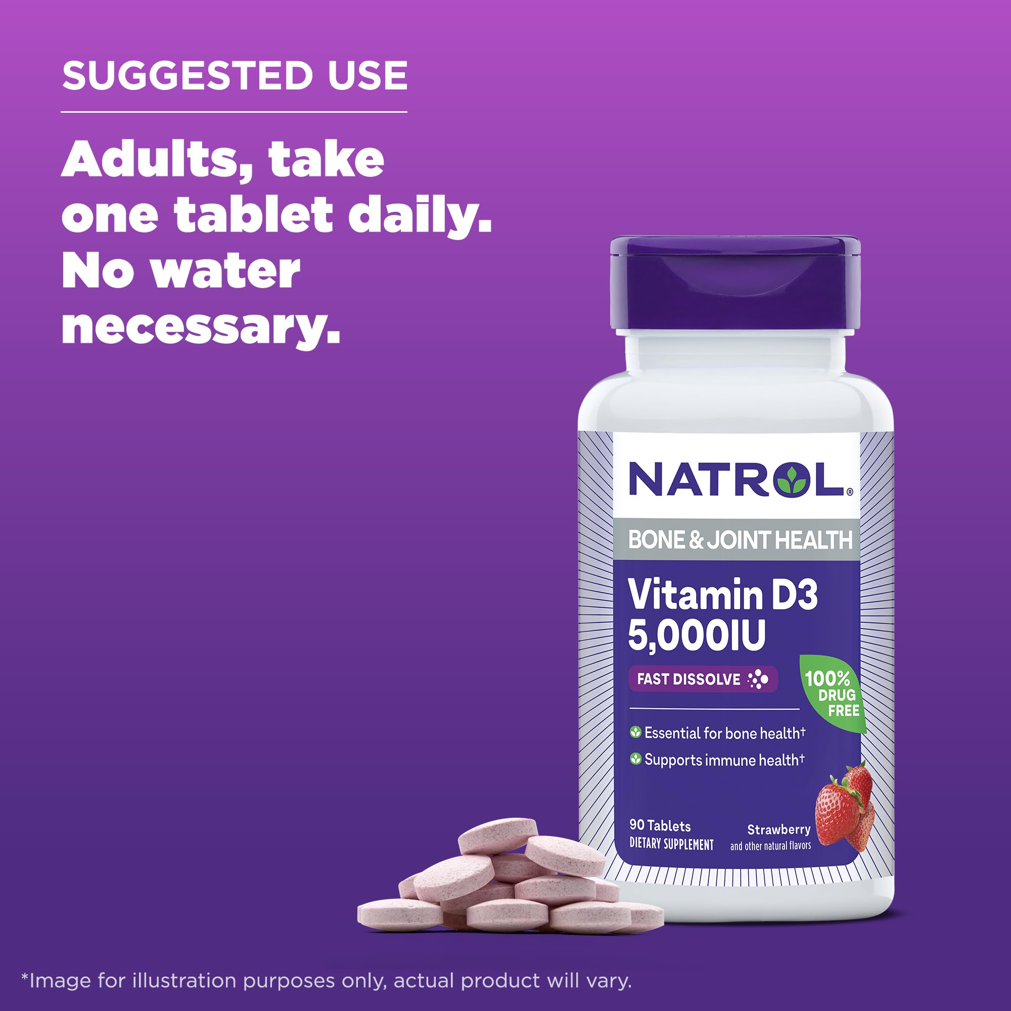 Natrol etiqueta nutricional con información clara sobre ingredientes