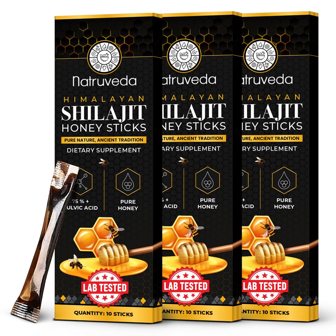 Natruveda frente del empaque mostrando 30 sticks y beneficios visibles