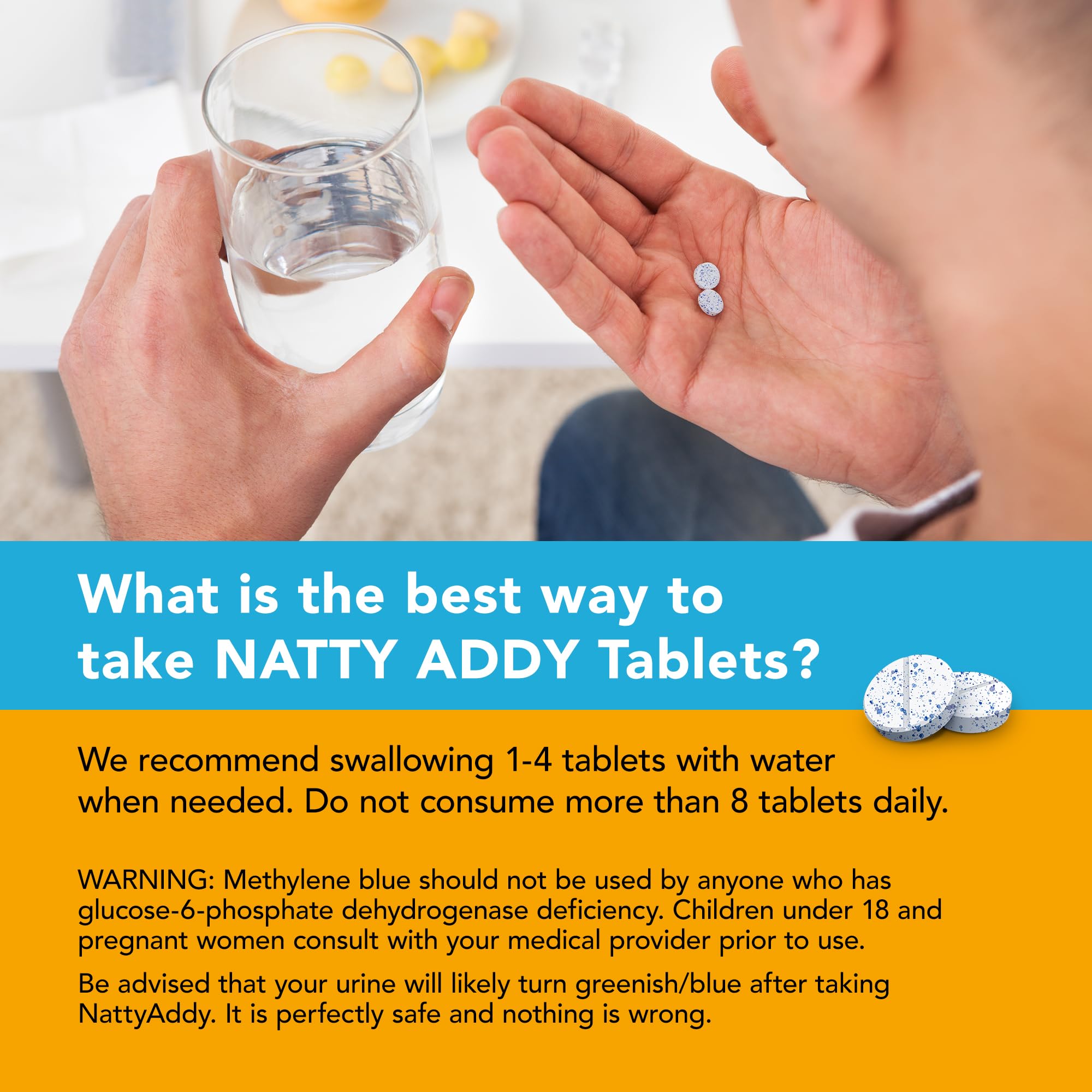 Natty Addy bote abierto mostrando cápsulas listas para uso diario