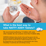 Natty Addy bote abierto mostrando cápsulas listas para uso diario