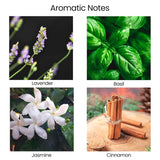 Natur IX vela encendida en salón creando ambiente relajante y cálido