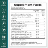 Natura Health Products cápsulas en mano para comparar tamaño y dosificación