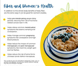 Natura Fiber avena con polvo añadido para enriquecer receta diaria
