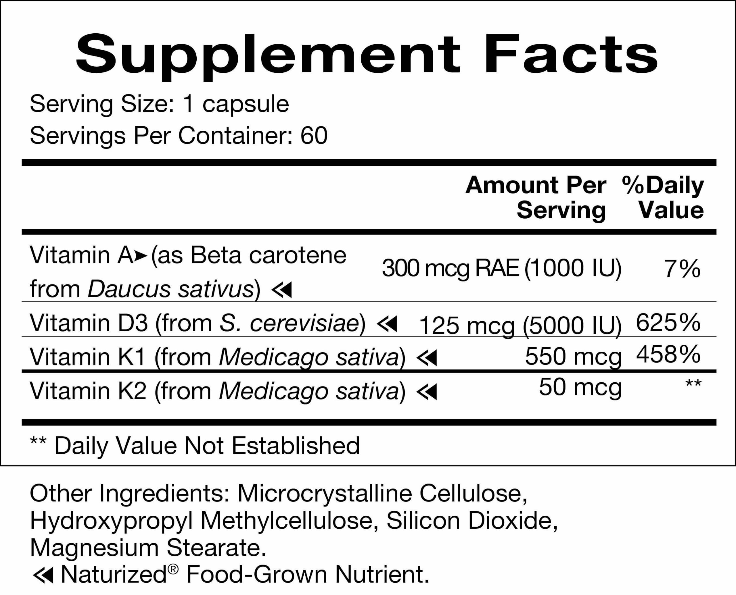 Natura Health Products botella abierta con cápsulas para visualización del contenido