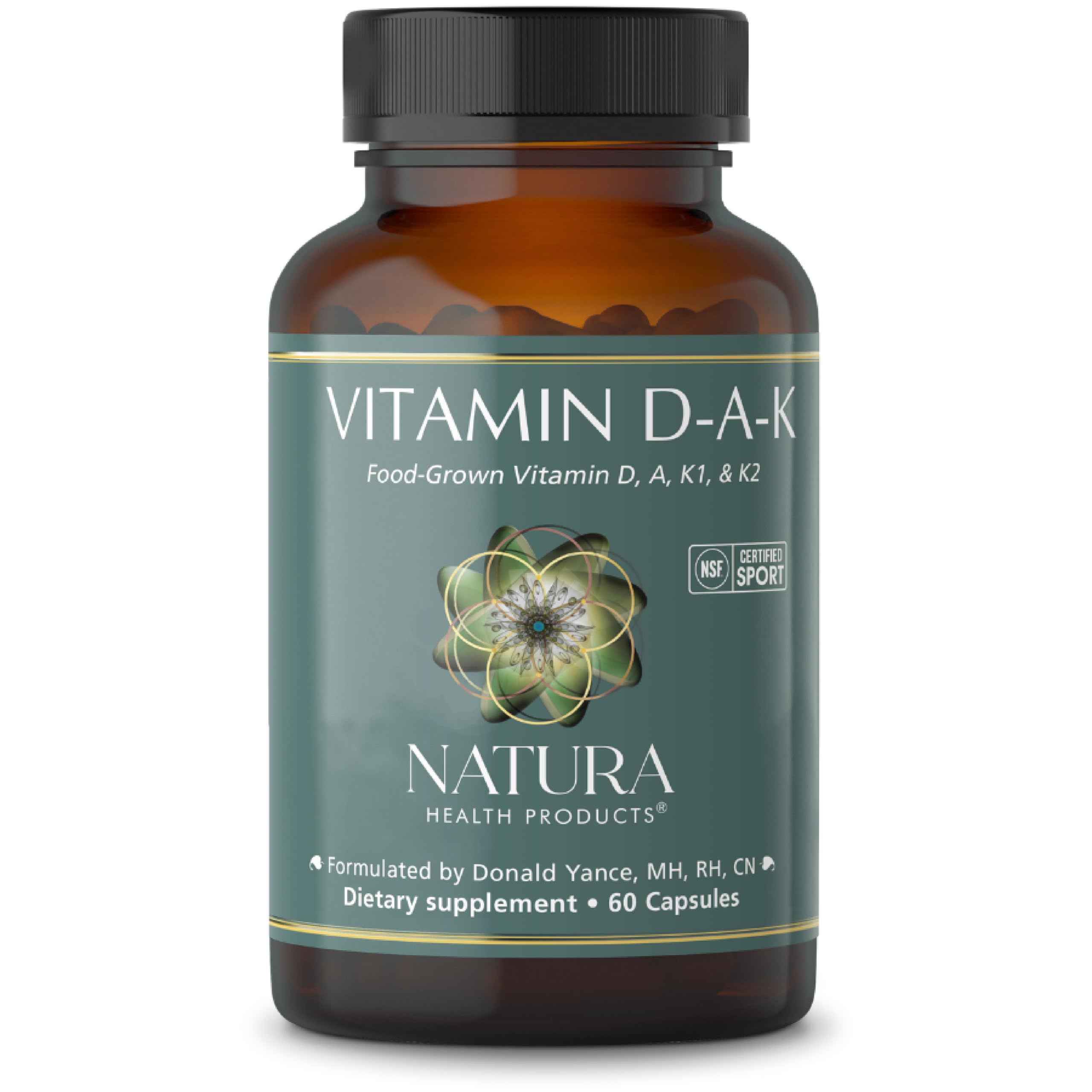 Natura Health Products vista frontal del envase mostrando la dosis y beneficios
