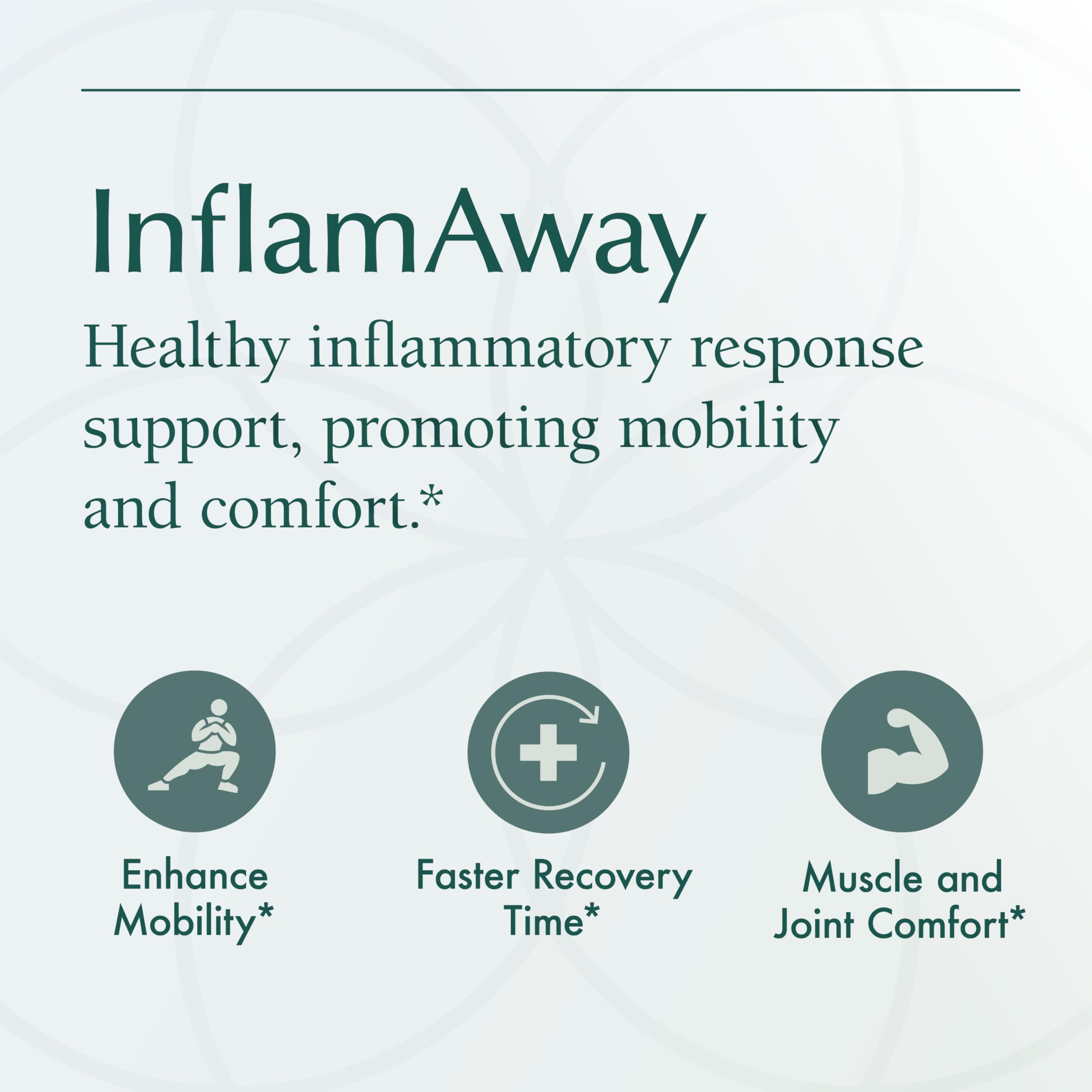 Natura Health Products inflamaway etiqueta, lista de ingredientes y certificaciones