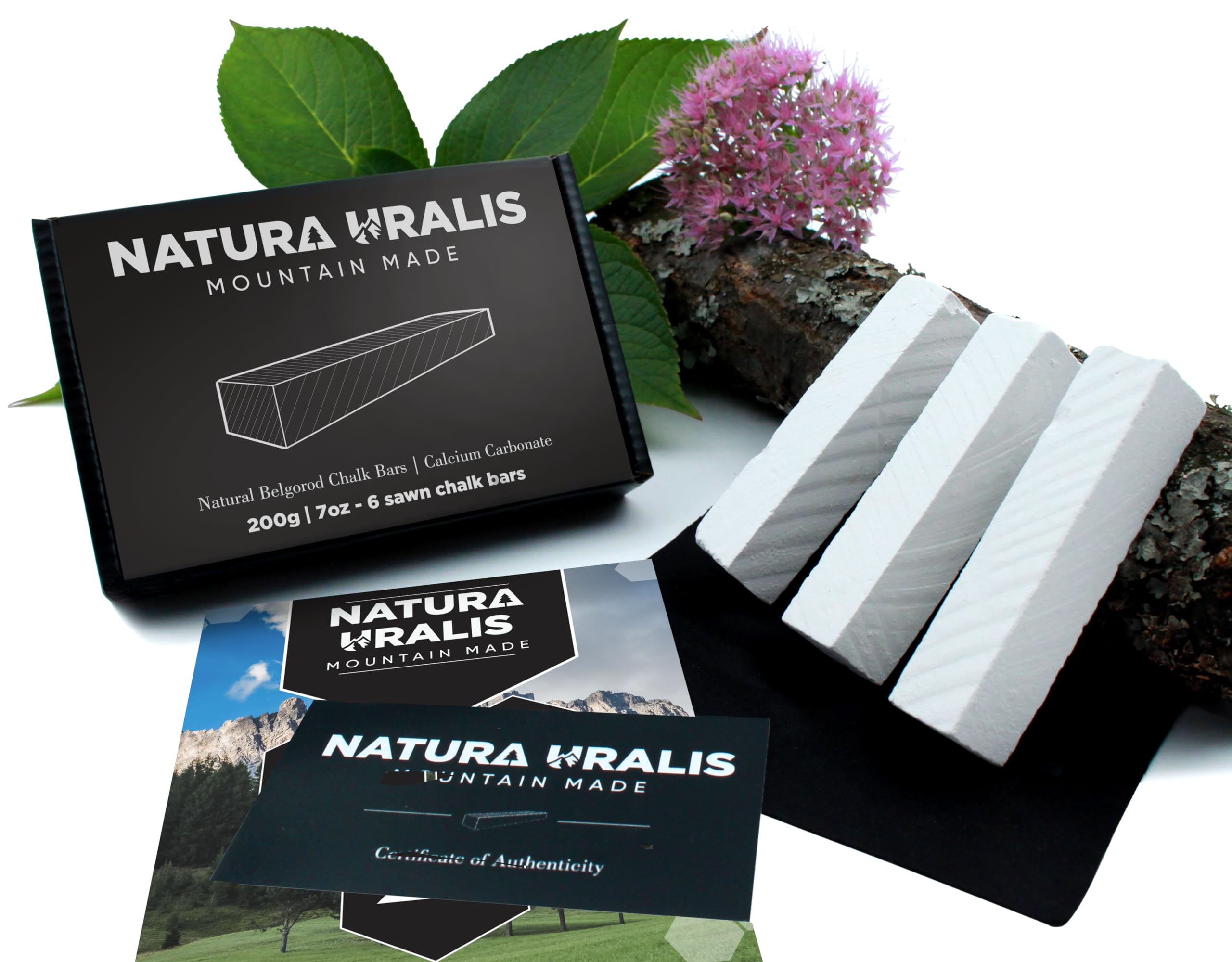 Natura Uralis detalle de textura aterciopelada y beneficio tacto limpio
