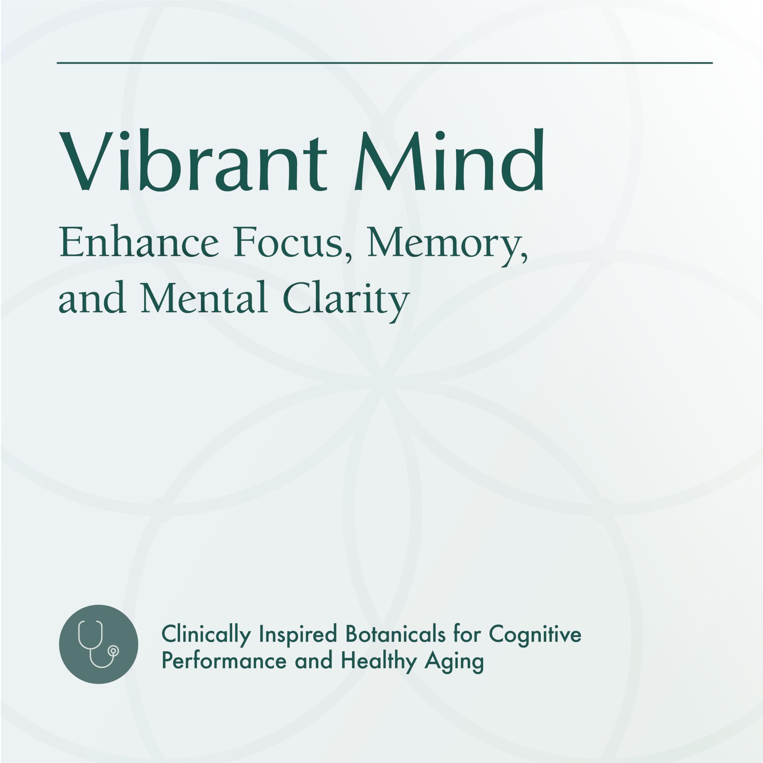 Natura Vibrant Mind etiqueta con información, beneficio de transparencia y calidad