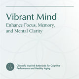 Natura Vibrant Mind etiqueta con información, beneficio de transparencia y calidad