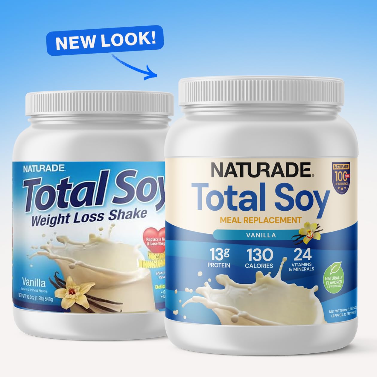 Naturade enfoque en sabor French Vanilla destacando perfil gustativo suave