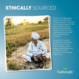 Naturafic psyllium añadido a comida de mascota con apoyo de fibra segura