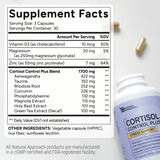 Natural Approach botella en mano para comparar tamaño y dosis diaria
