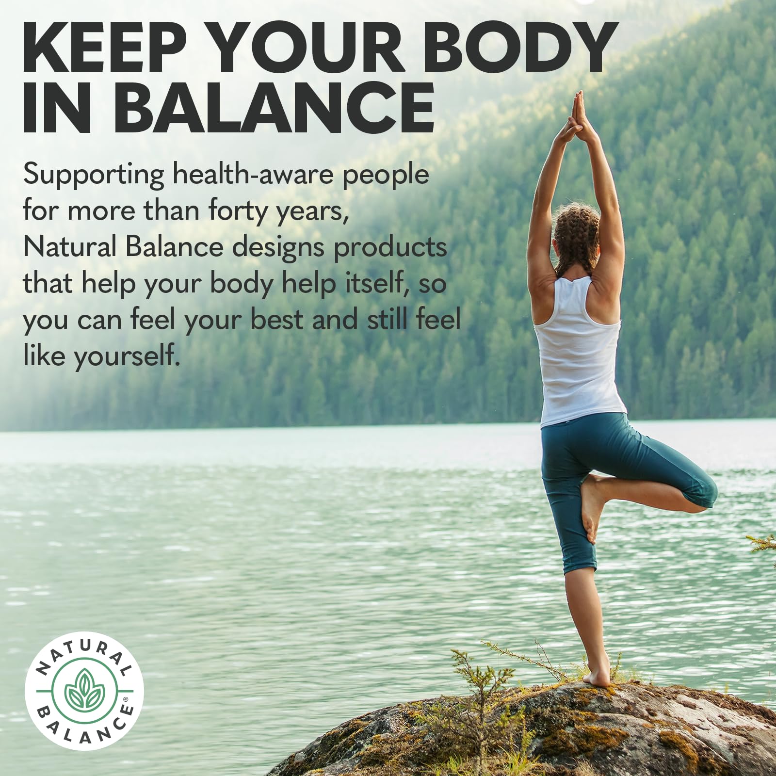 Natural Balance Colon Clenz en ambiente nocturno ilustrando uso sin alterar rutina