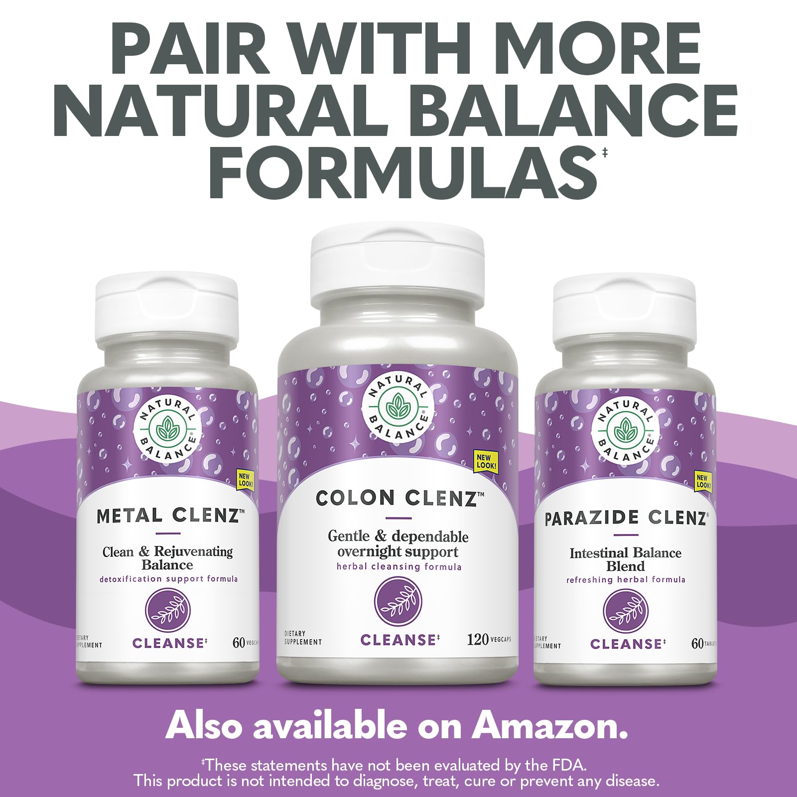 Natural Balance producto sobre mesita nocturna listo para uso nocturno, conveniencia diaria