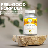 Natural Balance primer plano del polvo herbal para apreciar textura natural