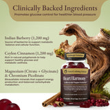 Natural Cardiology Institute etiqueta nutricional legible con ingredientes y dosis