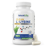 Natural Cure Labs vista frontal del envase que muestra dosis y marca