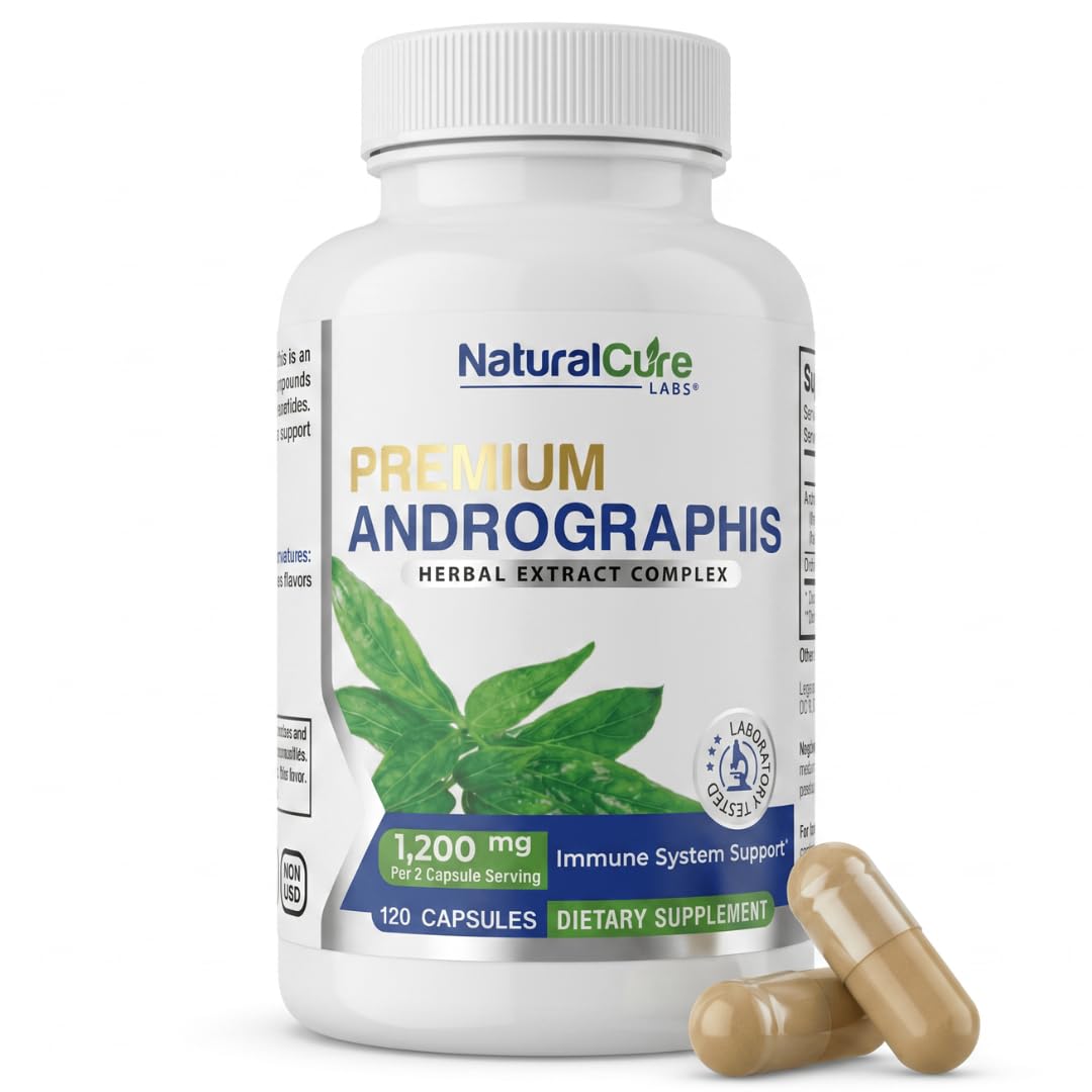 Natural Cure Labs frente del envase mostrando el nombre y dosis del producto