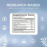 Natural Cure Labs ingredientes botánicos ordenados que indican origen vegetal