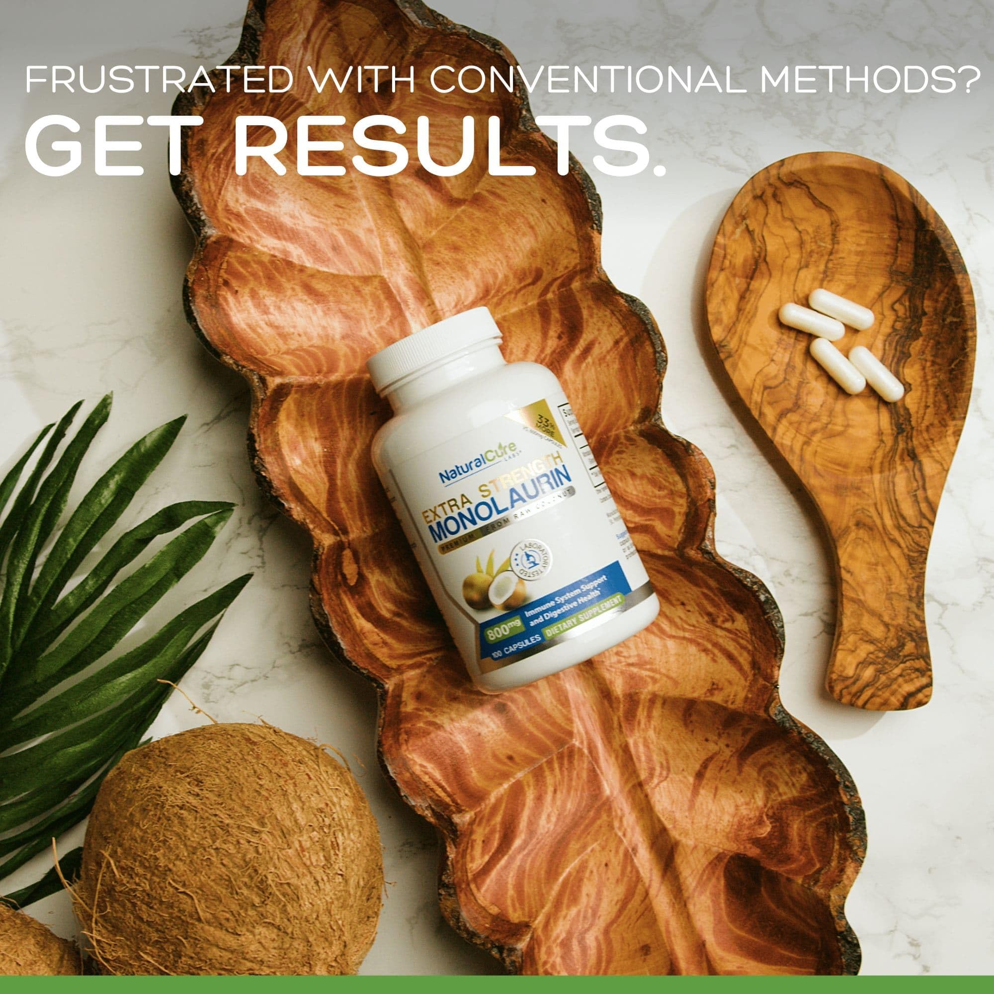 Natural Cure Labs etiqueta de ingredientes limpia sin aditivos ni alérgenos