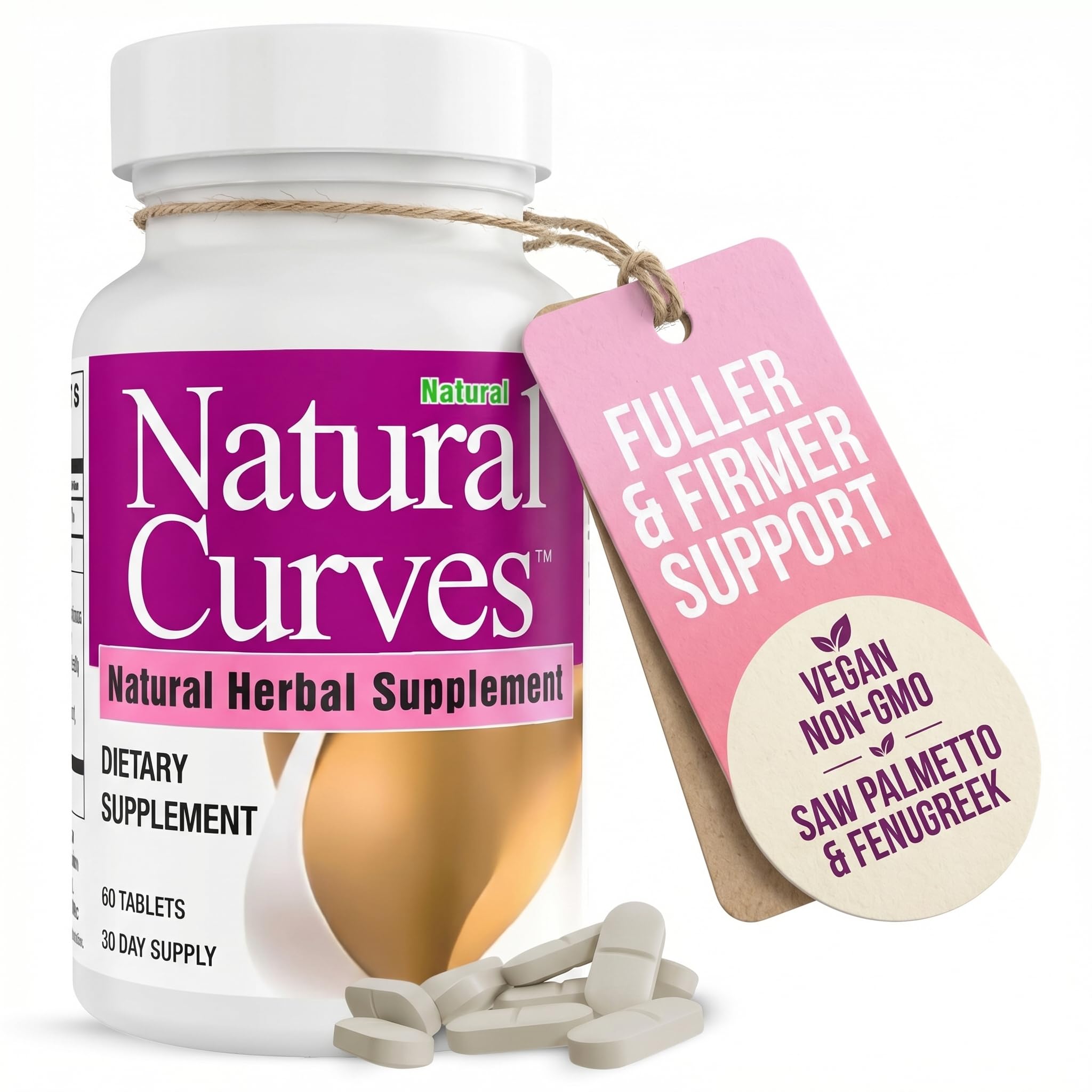 Natural Curves frontal del envase mostrando diseño y confianza
