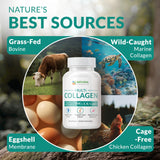 natural elements etiqueta con lista de ingredientes y origen de colágeno