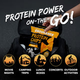 Natural Endurance snack junto a equipo de gym para energía antes del entrenamiento