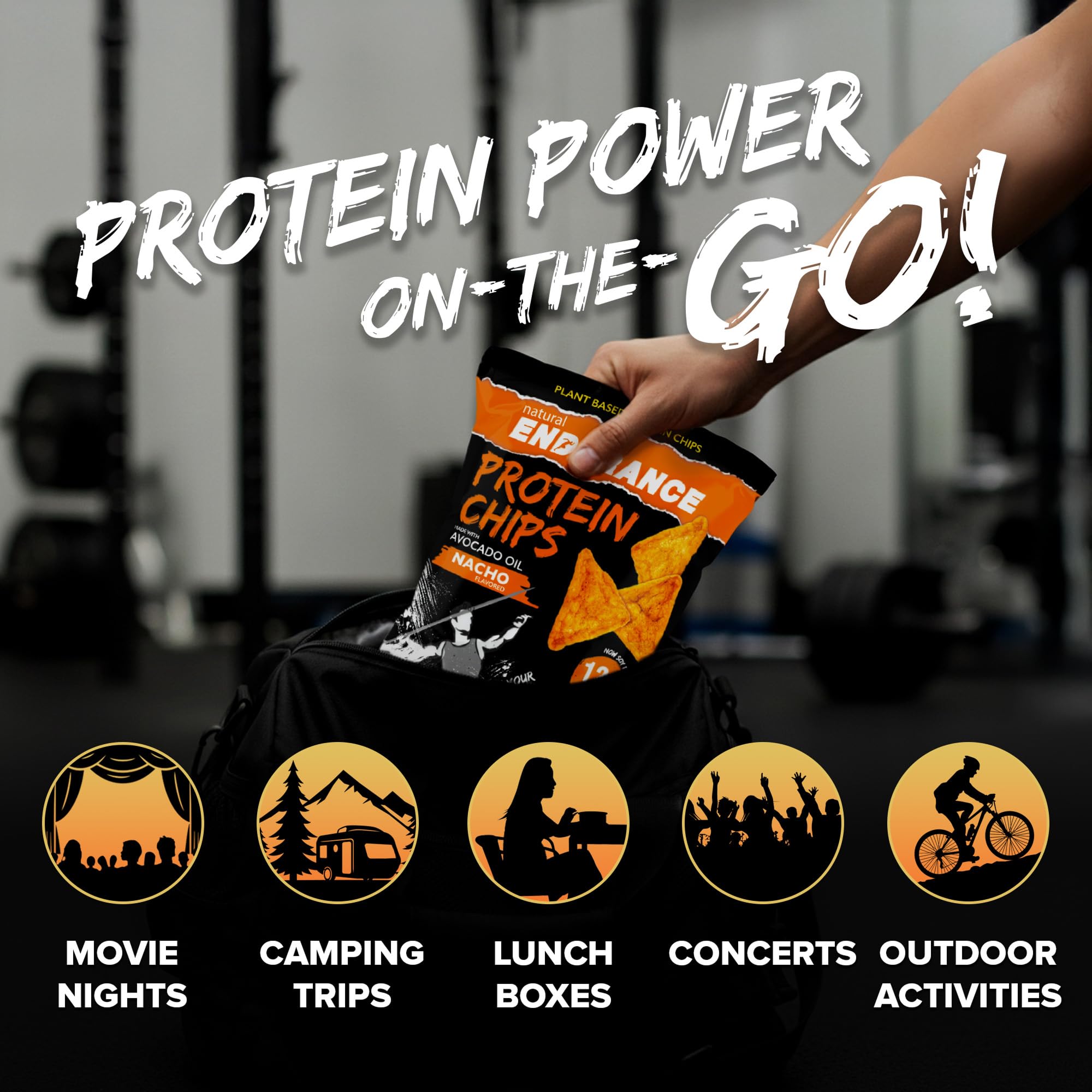 Natural Endurance pack de 8 bolsas listo para almacenamiento práctico