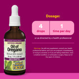 Natural Factors aceite en cuchara para visualizar la dosis y facilidad de uso