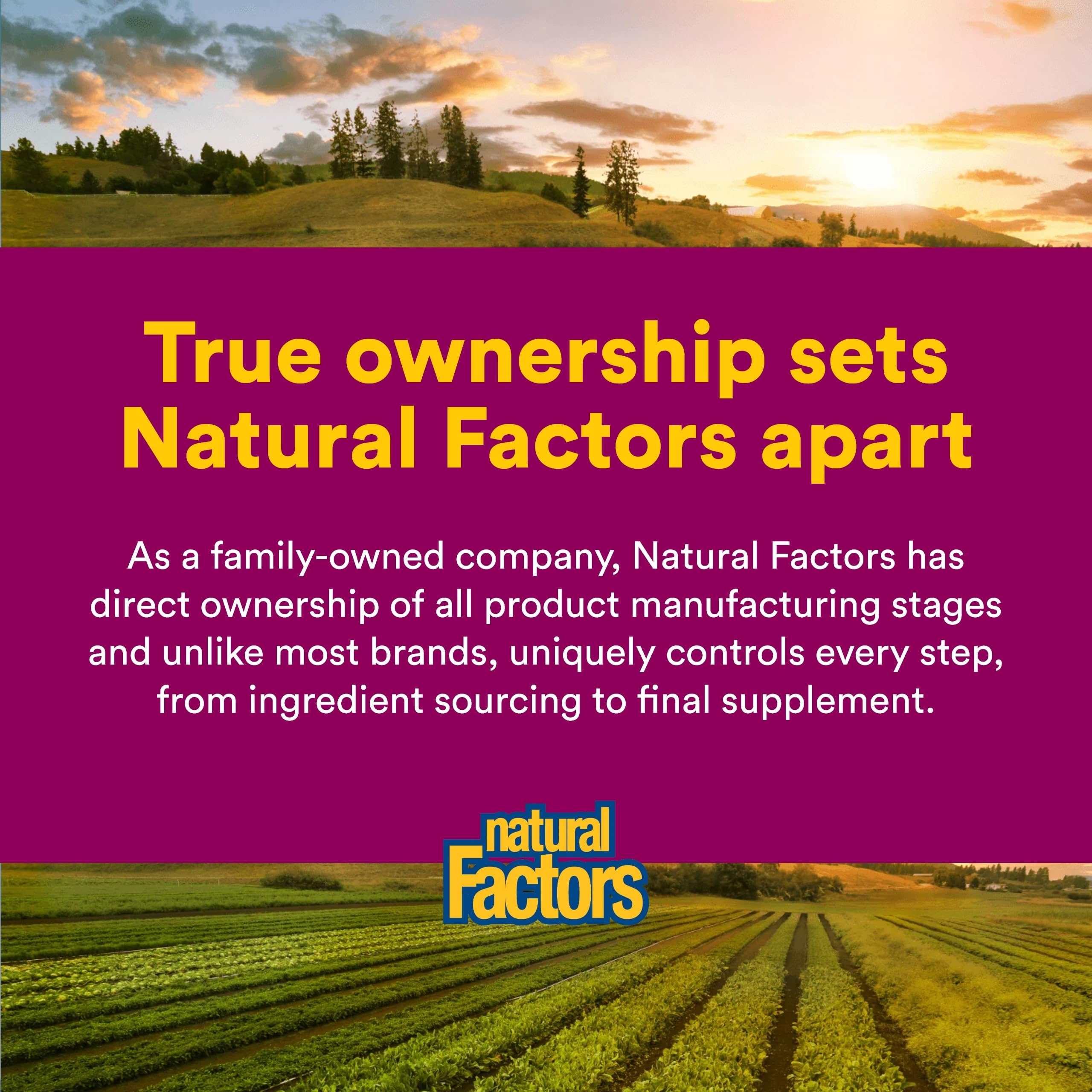 Natural Factors cultivo de orégano en finca propia, origen regenerativo