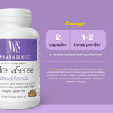 Natural Factors mezcla de plantas adaptógenas destacando ingredientes activos