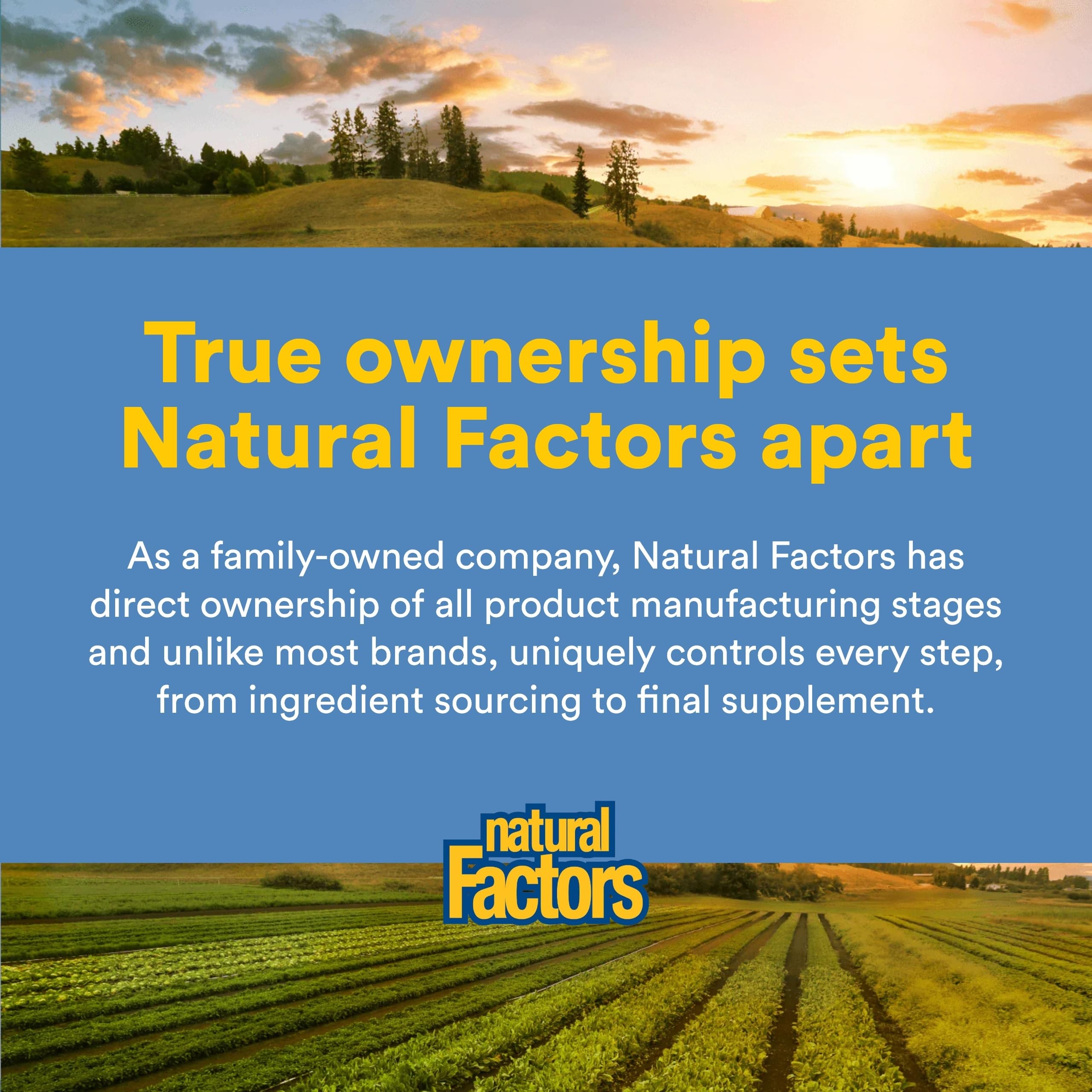 Natural Factors frasco abierto con softgels, fácil de usar