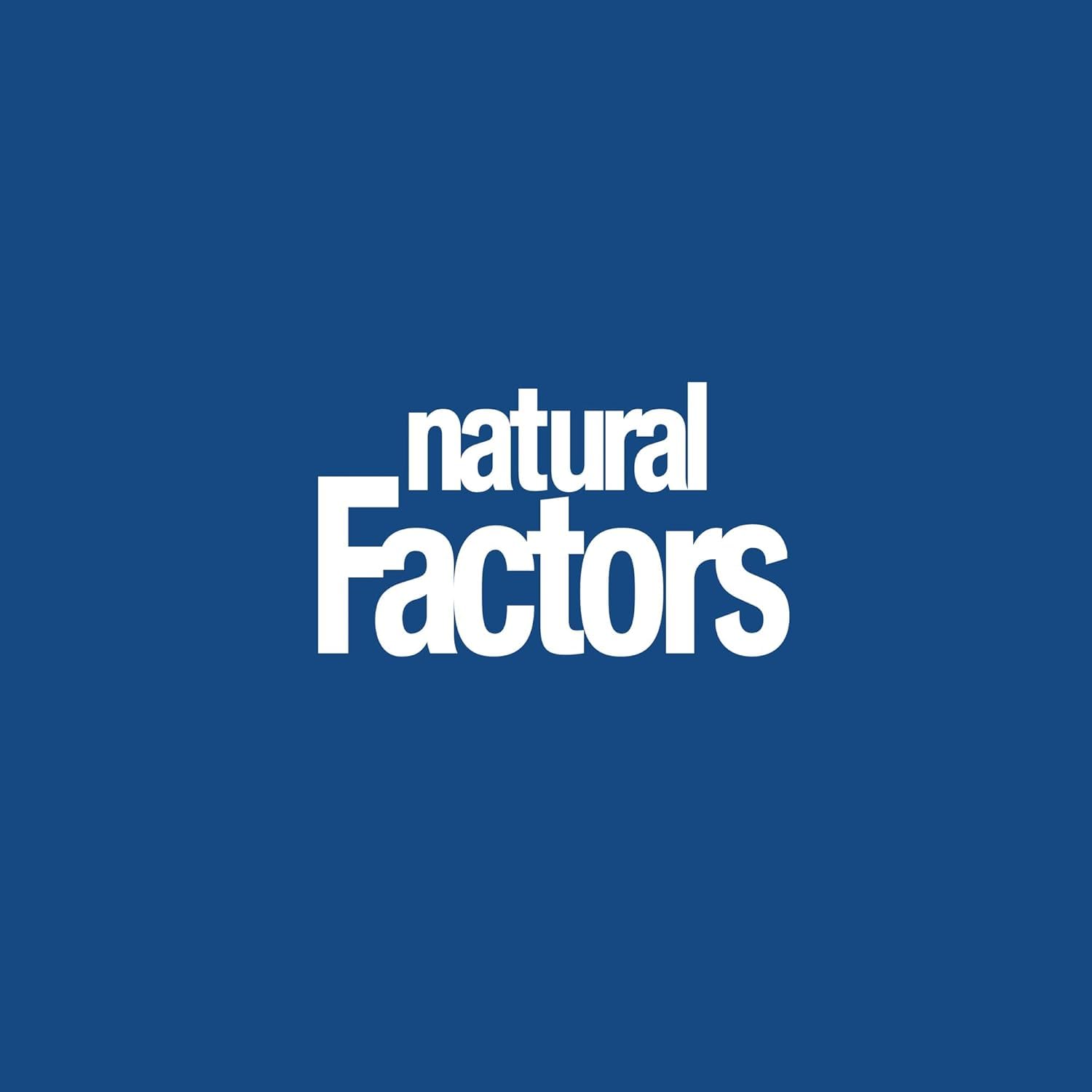 Natural Factors sello de certificaciones y prácticas ecológicas, destacando responsabilidad de marca