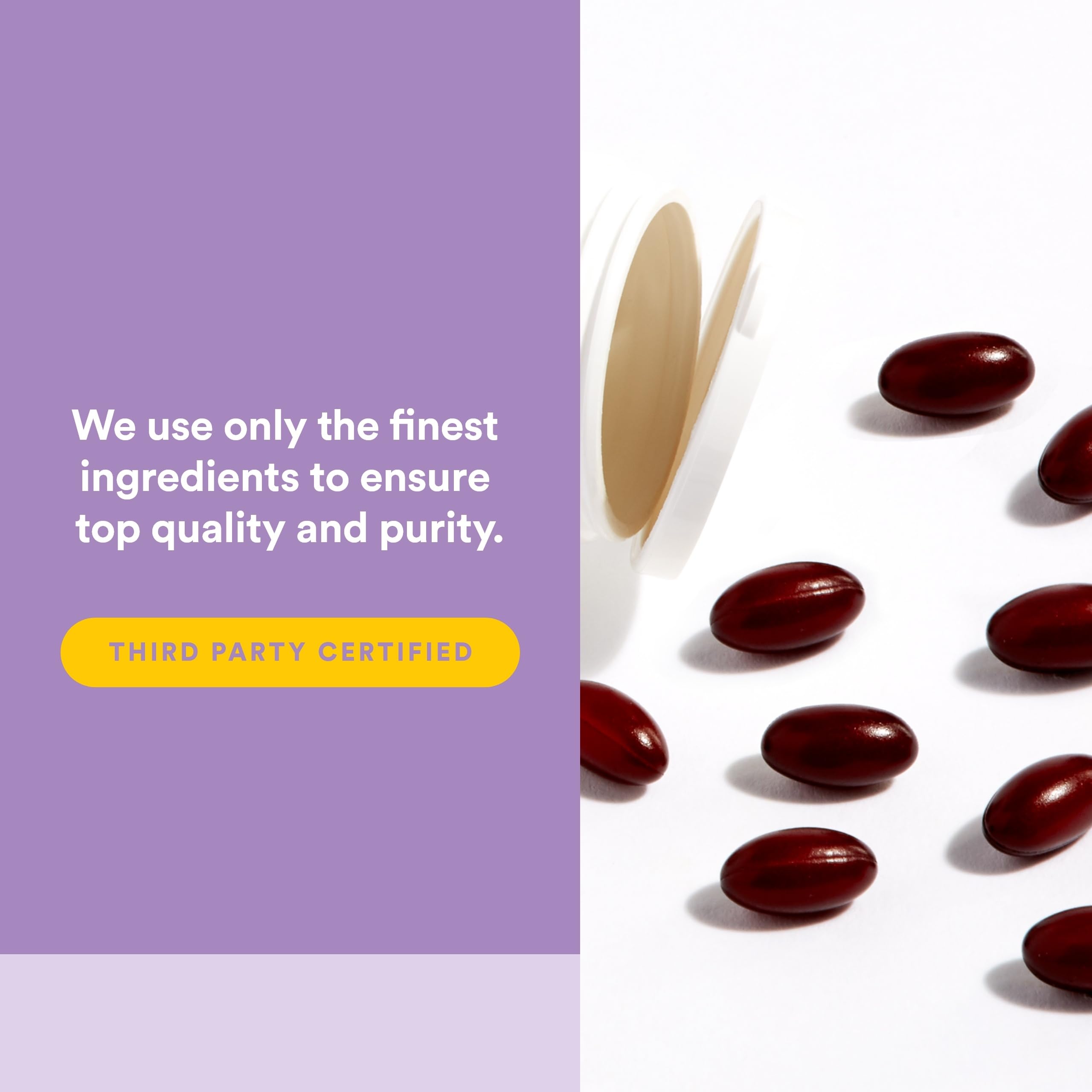 Natural Factors disposición de 60 softgels que ilustra la cantidad por envase