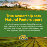 Natural Factors cuchara dosificadora con polvo, dosis práctica