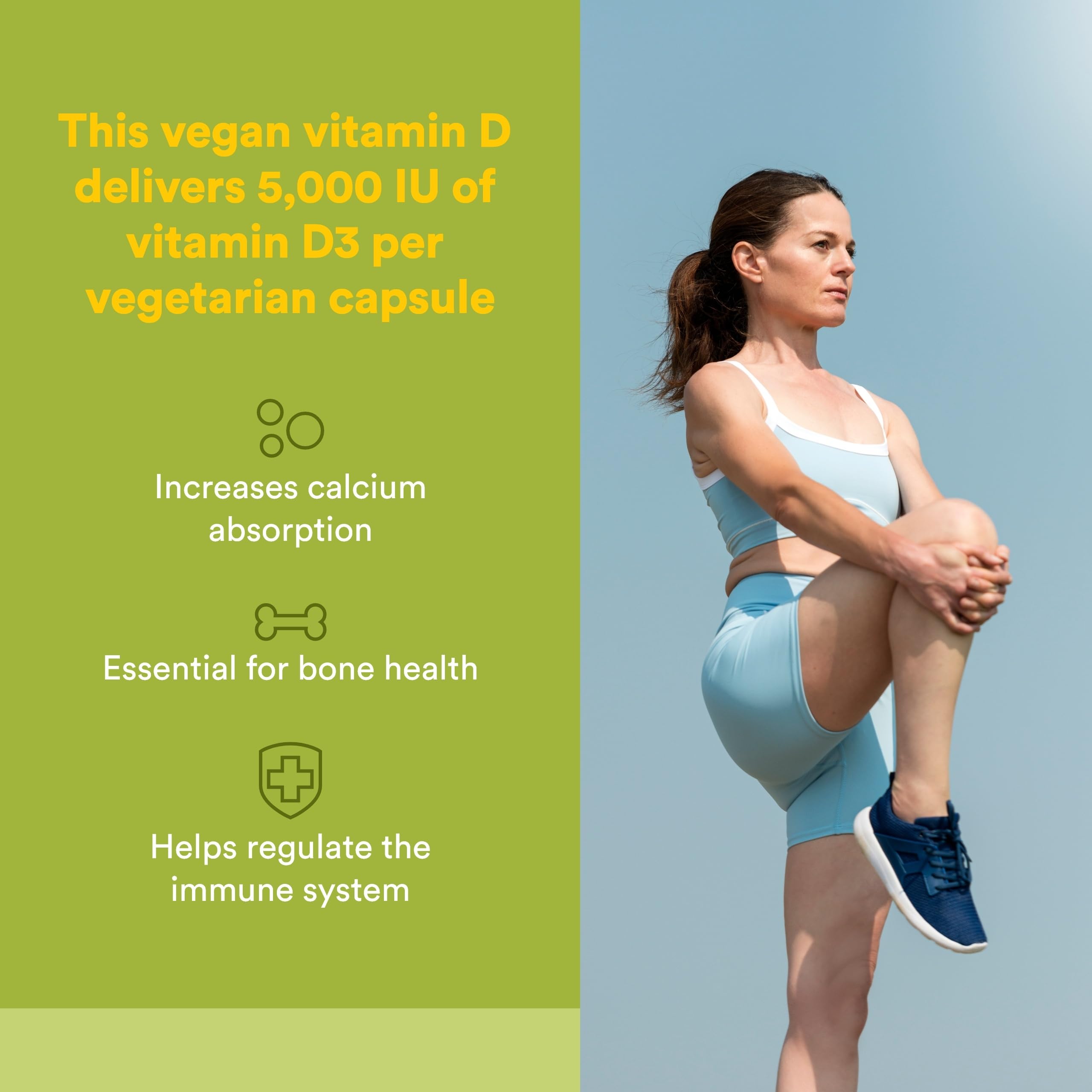 Natural Factors cápsula vegana en primer plano para fácil ingestión
