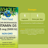 Natural Factors detalle de liquen orgánico fuente vegetal y pureza
