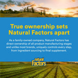Natural Factors paquete en una cocina moderna, integración fácil en la rutina diaria