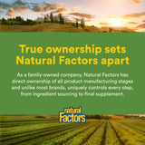Natural Factors cultivo orgánico en la granja que garantiza origen