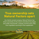 Natural Factors escena en cocina transmitiendo uso rutinario y estilo de vida saludable