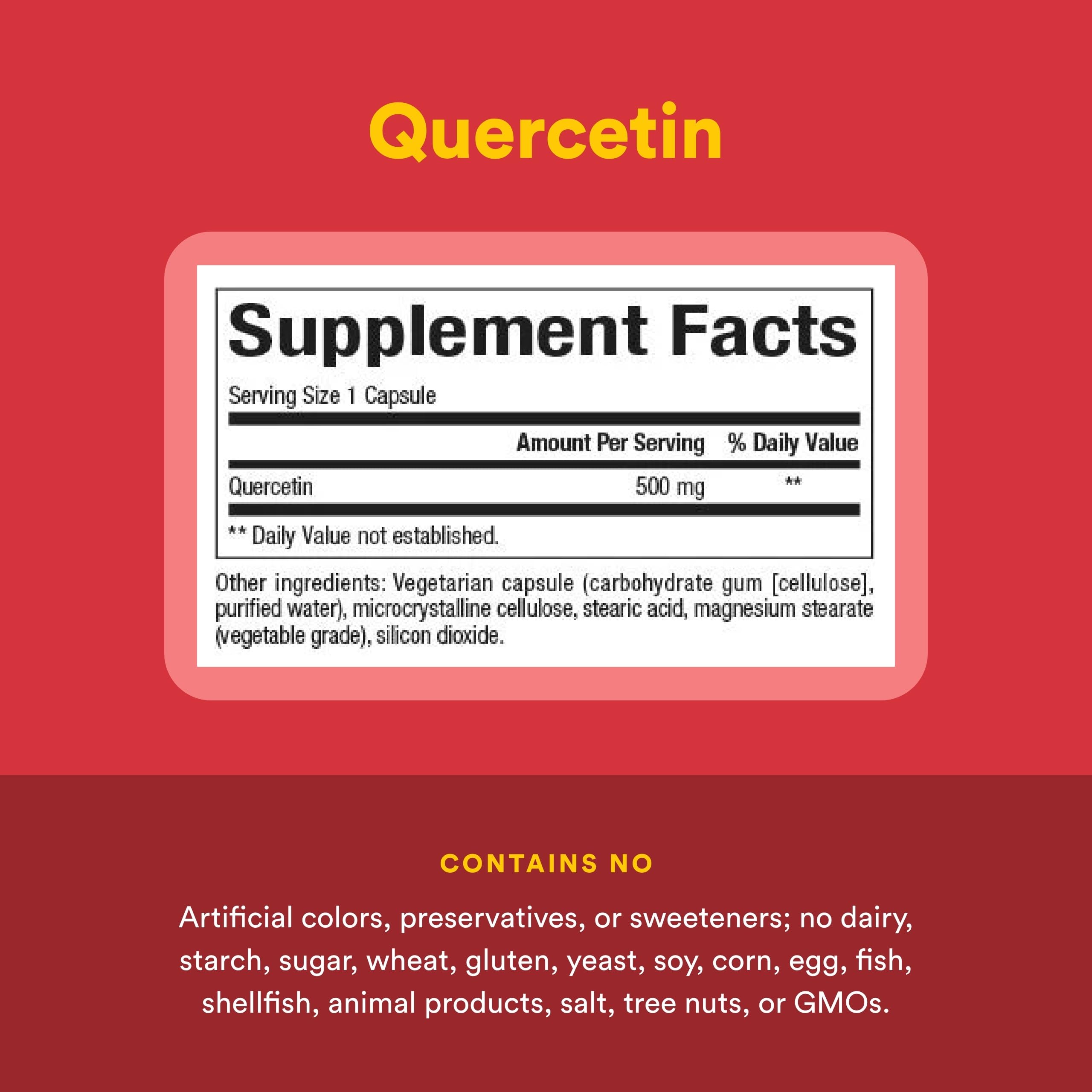 Natural Factors etiqueta con información de 500 mg y pruebas ISURA
