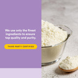 Natural Factors etiqueta con lista de ingredientes y certificaciones claras