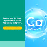 Natural Factors etiqueta de ingredientes con certificaciones, transparencia y pureza