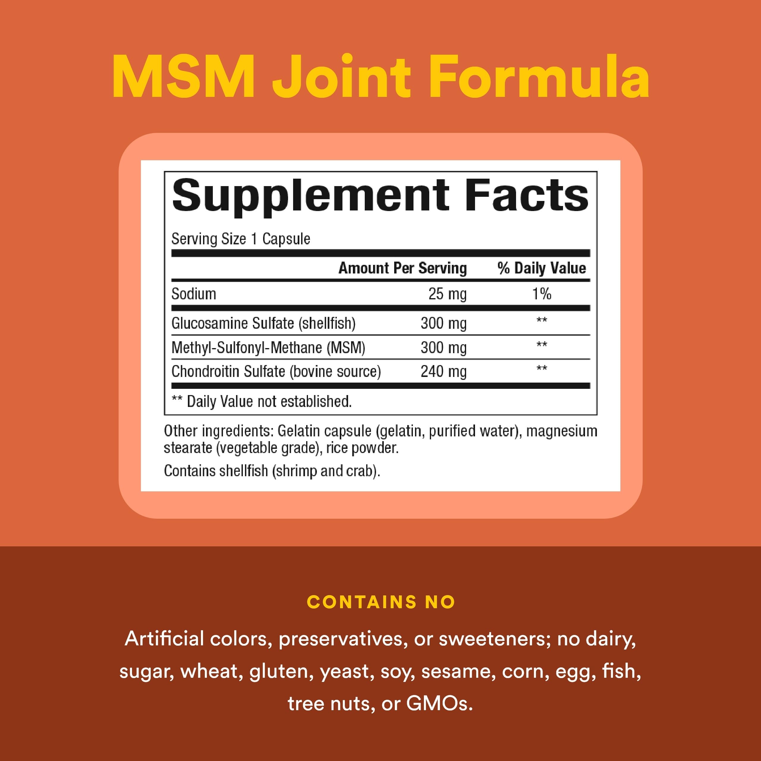 Natural Factors etiqueta nutricional con ingredientes y certificaciones visibles