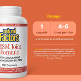 Natural Factors frasco abierto con cápsulas listas para tomar, fácil dosificación
