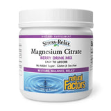 Natural Factors envase frontal mostrando la marca y beneficio de magnesio