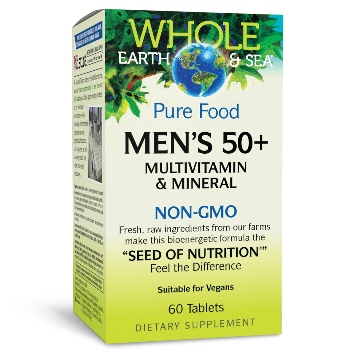 Natural Factors frente del empaque mostrando el producto y beneficio nutricional