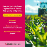 Natural Factors etiqueta con información nutricional y transparencia